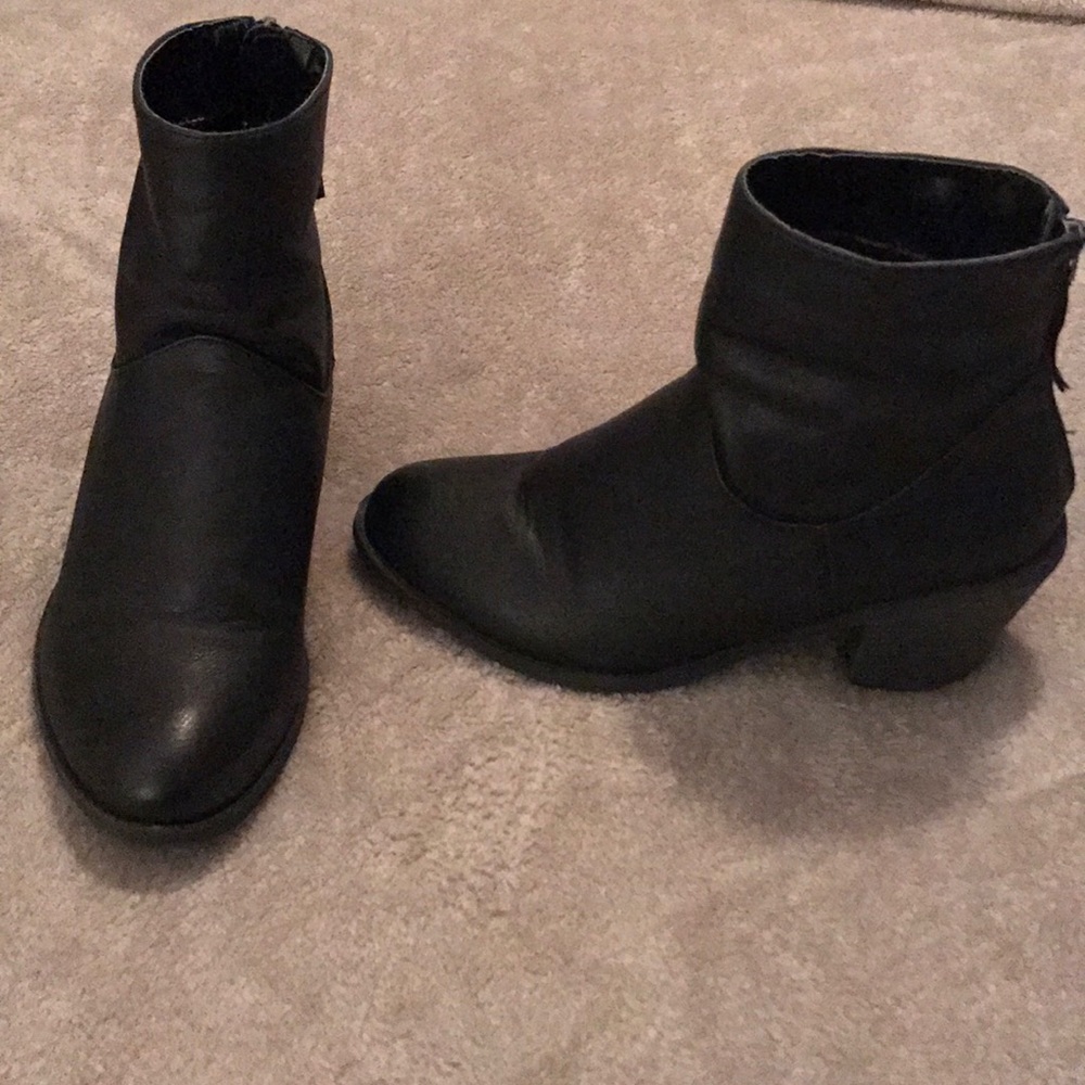 Madden Girl Black Booties
